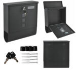 Homelux Két oldalról nyitható acél postaláda (HPB2210-GS) - geminiduo