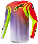 Alpinestars Fluid Lucent motocross mez fehér-lila-piros-fluo sárga-fekete