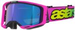 Alpinestars Vision 8 Vista motokrossz szemüveg fluo rózsaszín-fluo sárga-zöld tükrös kék plexivel