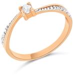 ÉkszerM Rozé Arany Gyűrű (méret: 57) AU 95027