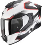 Scorpion Cască integrală pentru motocicletă Scorpion EXO-530 Air Clip, alb mat-negru-roșu (SCRP173-531-292)