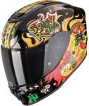 Scorpion Cască de motocicletă Scorpion EXO-JNR Air Yucatan pentru copii, negru-galben-roșu (SCRP120-539-389)