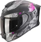 Scorpion Cască integrală pentru motocicletă Scorpion EXO-530 Air Hadji, negru mat-roz (SCRP173-528-179)
