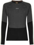 Icebreaker Men Merino 200 Oasis+ LS Crewe férfi funkcionális póló M / szürke/fekete