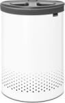 Brabantia Coș de rufe Selector 55 l alb cu capac mic negru (304903)