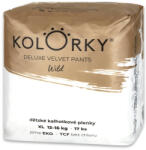 Kolorky DELUXE VELVET NADRÁG Wild Pelenkázó egyszer használatos eco XL (12-16 kg) 17 db - vital24
