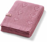 BabyOno babatakaró bambusz kötött 75x100cm rózsaszín 1478/01 - babamarket