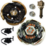  Pachet titirezi 4D BB116B Screw Lyra cu lansator + W103R2F Galaxy Pegasis cu lansator + maner ergonomic si varfuri metalice (PB116BW103R2F)