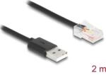 Delock USB-A to RJ50 2m UPS kommunikációs kábel Delock 67016