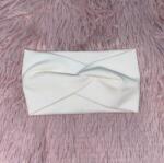  Pamut csavart egyszínű rugalmas fejpánt - Ecrü