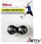 Wilson Squash labda Wilson Staff 2 sárga pöttyös 2 db (WRT617600+)