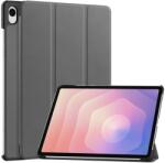  LEATHER Cu balamale husă pentru Samsung Galaxy Tab S11 gri