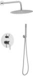 Gamma Roy Pro zuhanyszett beépíthető fali keverőcsappal és esőztető zuhanyfejjel króm, beépíthető (BRYPZNP-CH)