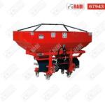 Made in Turkey Műtrágyaszóró 2 tárcsás 1500L, saválló tárcsákkal, 30m szórási szélesség, ponyvával, kardánnal /török/