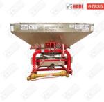 Agrotechnika Hungary Műtrágyaszóró 1 tárcsás 600L, rozsdamentes tartállyal, 8-12m szórási szélesség, kardánnal