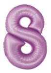 Godan Levendula 8-as Lavender Mat szám fólia lufi 76 cm MLG158816 (MLG158816)