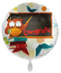  Ballagási lufi 17" 43cm Congrats, mpr-3325K (LUFI236316)