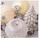  Szalvéta 20Db Christmas White 33X33 Cm