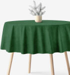 Goldea kör alakú terítő malaga - sötétzöld Ø 120 cm