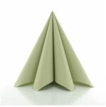 Mank Textilhatású szalvéta 40x40 cm "oliva zöld" 50 lap/csomag Sovie