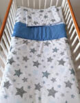 SZEKO Stúdió 2 részes babaágynemű szett - GEO STAR, kék