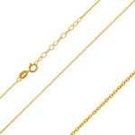 Argento-ekszer Arany lánc - Rolo minta, állítható hosszúság, vastagsága 0, 8 mm (1A004)