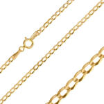 Argento-ekszer Arany lánc - Pancer minta, szélessége 2 mm (1A017)