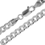 Argento-ekszer Ezüst lánc - Pancer minta, szélessége 4 mm (15370)