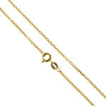 Argento-ekszer Aranyozott ezüst lánc - Rolo minta, vastagsága 1, 5 mm (15361)