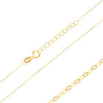 Argento-ekszer Arany lánc - Rolo minta, állítható hosszúság, vastagsága 0, 6 mm (1A029)