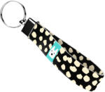 april & june Bézs foltok fekete alapon - Kulcstartó - april & june (anj-kc-269-S)