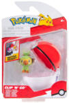 Pokémon - figurina deluxe de actiune, grookey + poke ball (BPKW4157) Figurina