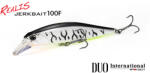 Duo REALIS JERKBAIT 100F 10cm 13.7gr ASAZ400 Gunmetal M Silver Tiger