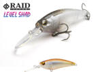 Raid LEVEL SHAD 50.3mm 4.3gr Su 010 Jewel Wakasagi
