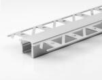 LED Solution Profil LED pentru montaj încastrat în gips-carton V6 Profil + Difuzor lapte cu clips 2m