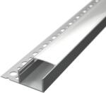 LED Solution Profil încorporat pentru benzi LED V20 Profil + Difuzor transparent cu prindere 1m