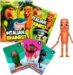 Skifidol Italian Brainrot - Assorted Figure + 3 Collectable Cards Figurina