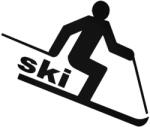 Stickify SKI felirat matrica