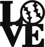 Stickify Love Baseball matrica