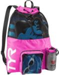 TYR Rucsac pentru înot tyr big mummy mesh bag negru/roz