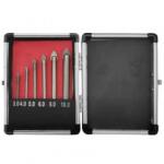 Strend Pro Set 6 burghie Strend Pro Glass, pentru sticla si ceramic, Otel-Carbon, 3-10mm