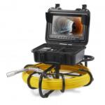 Vevor Camera inspectie endoscop Vevor Profesional, Monitor mare color HD 9, Lungime 120 m, IP68, 12xLed, pentru conducte