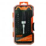 Gadget Set 61 biti cu antrenor cu clichet Gadget 225206, Cr-V Set capete bit, chei tubulare