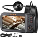 Vevor Camera endoscop pentru inspectie auto, instalatii sanitare, Vevor ecran IPS de 5 inch, Zoom 8X, lungime 5m, 10 lumini LED, IP67