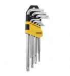 Topmaster Professional Set 9 chei imbus torx Topmaster 390122, T10-T50, 45-116mm Cheie imbus