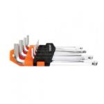 Gadget Set chei imbus cu bila scurte, tip L, Gadget 390152, Cr-V, 9 buc Cheie imbus