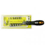 Strend Pro Set biti cu antrenor, Strend Pro SD0539, 19 piese Set capete bit, chei tubulare