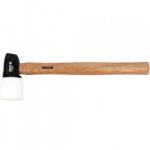 TOYA Ciocan pentru parchet otel/cauciuc alb, 1.3 kg, diametru 65mm Ciocan