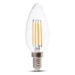 V-TAC Bec E14 Cu Filament Led Dimabil 4w 3000k