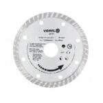 TOYA Disc diamantat turbo, Vorel, diametru exterior 115 mm, diametru interior 22.2 mm Disc de taiere